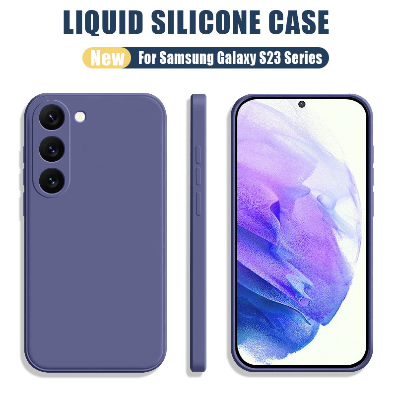 Solid Color Simple Drop-resistant Liquid Silicone Phone Case - Image 9