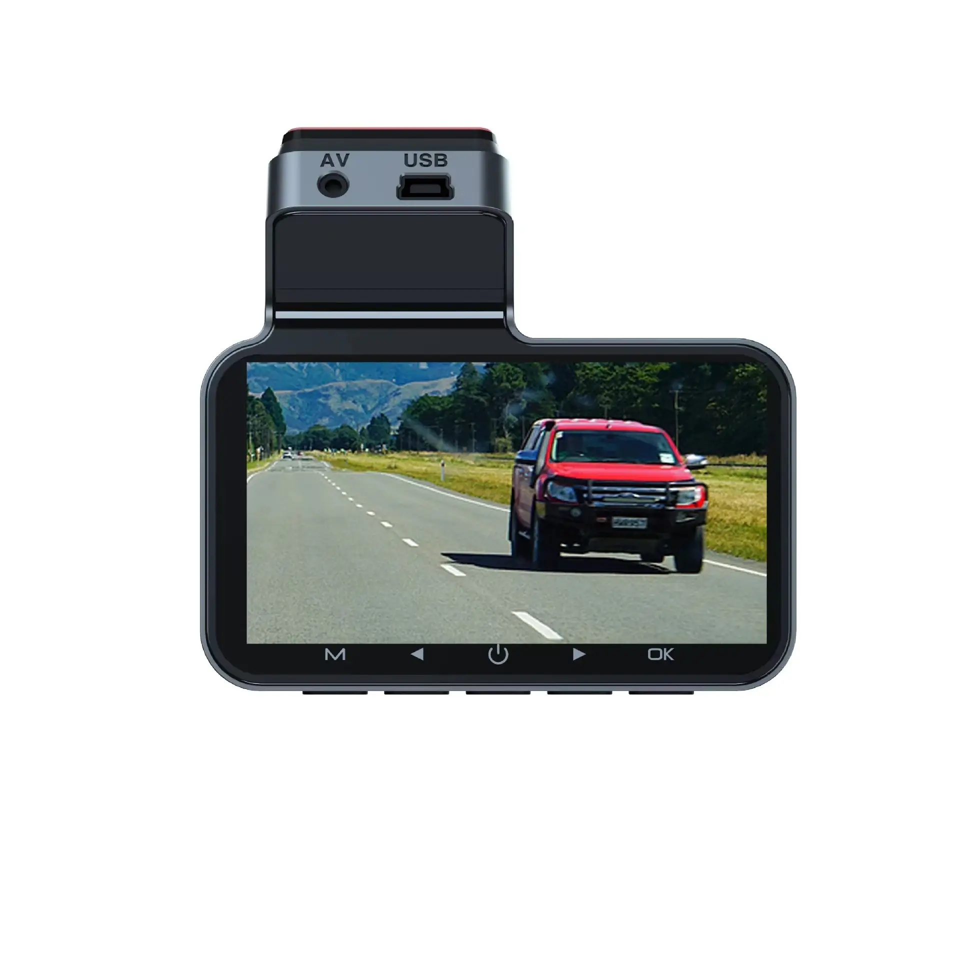 Front And Rear Double Record Tachograph Reversing Image Loop Video