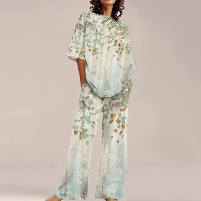 Fashion Personalized Women's 3D Printed Short Sleeve Suit Hdn66 - Shop at LoveMi