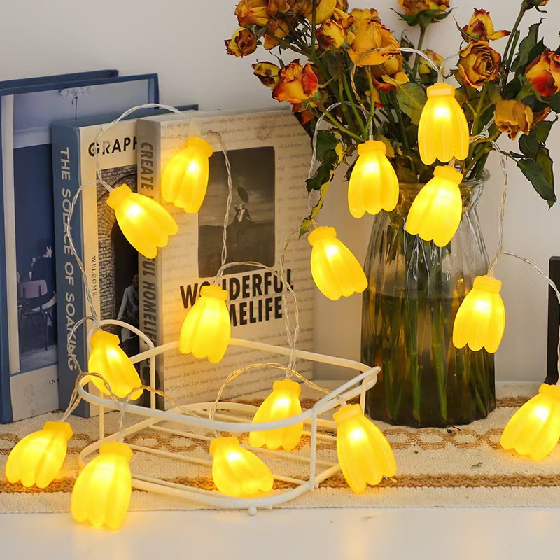 LED Colorful Fruit Stall Camping Atmosphere Lighting Chain