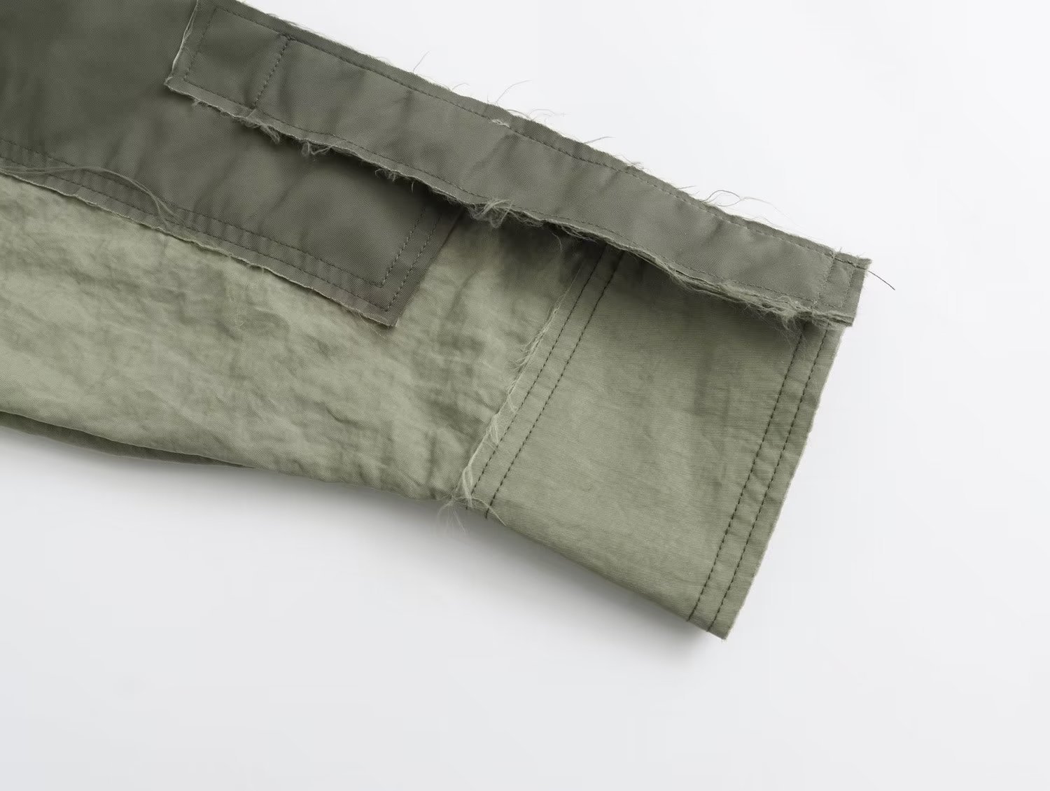 European And American Style Nylon Patchwork Short Shirt