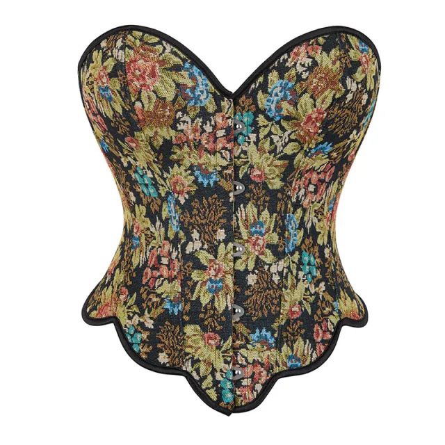 Jacquard Non lace Women's Body Fishbone Corset Color - Shop at LoveMi