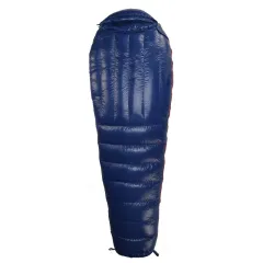 Outdoor Ultralight All-season Warm Cold-proof Mountaineering Camping Travel Sleeping Bag - Dark Blue - View 1