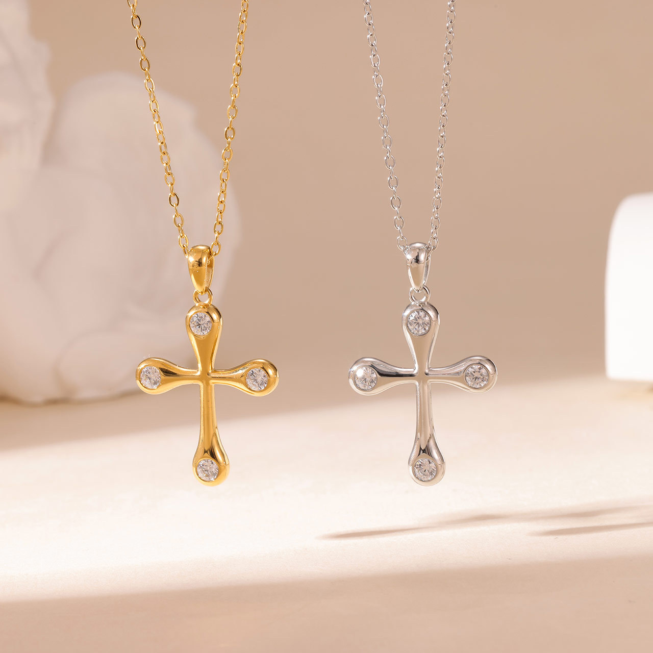 Cross Necklace For Womensophisticated Versatile And Subtly Luxurious