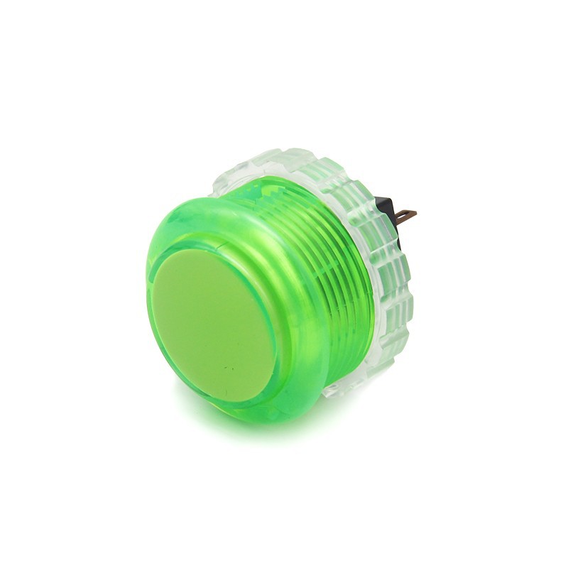 Transparent Green Button 30mm