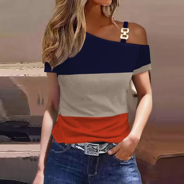 Summer Simplicity Polyester Short Sleeve Three Colors S - Shop at LoveMi