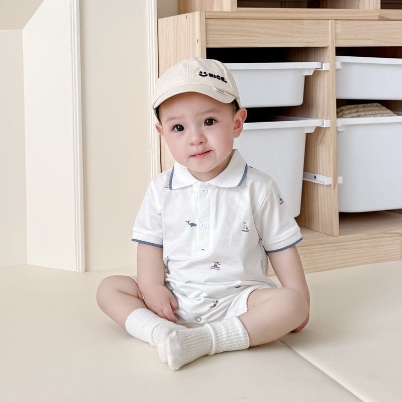 Breathable Short-sleeved Baby Romper For Boys — foto 5