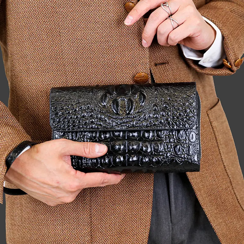 Men's Hand Carrying Double-layer Mobile Phone Bag