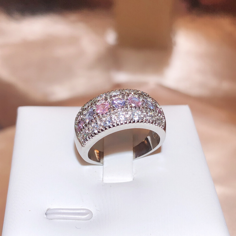 Fiery Zircon Statement Ring