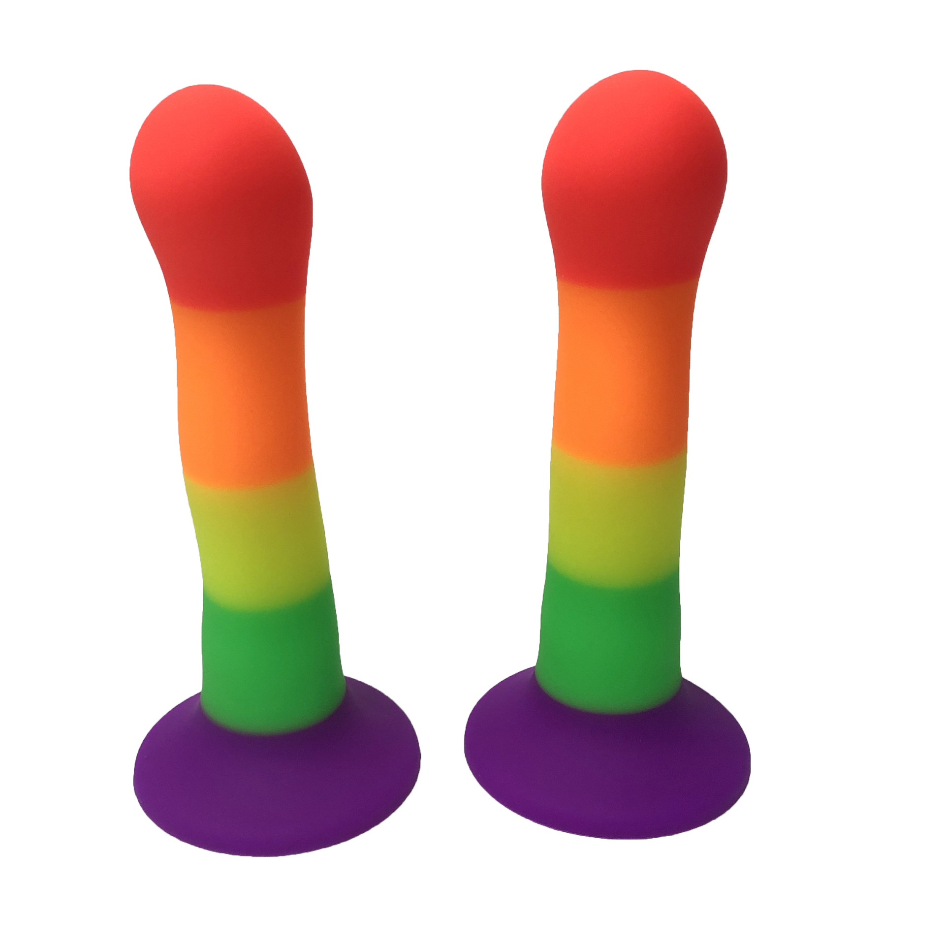 Color Special-shaped Liquid Silicone Massage Backcourt Butt Plug 9
