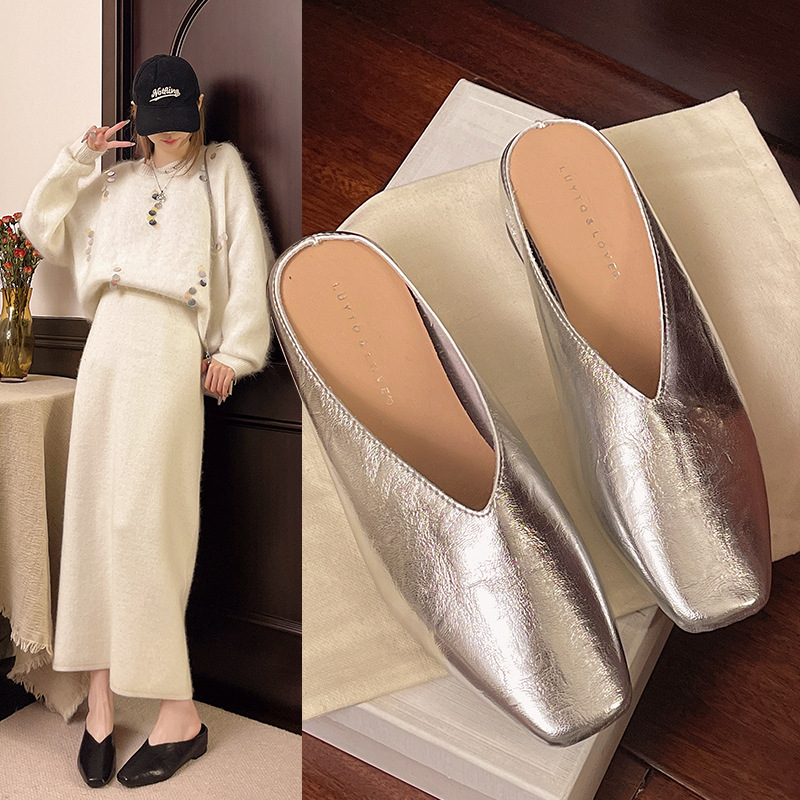 Retro-style Low-cut Soft-soled Work Shoes