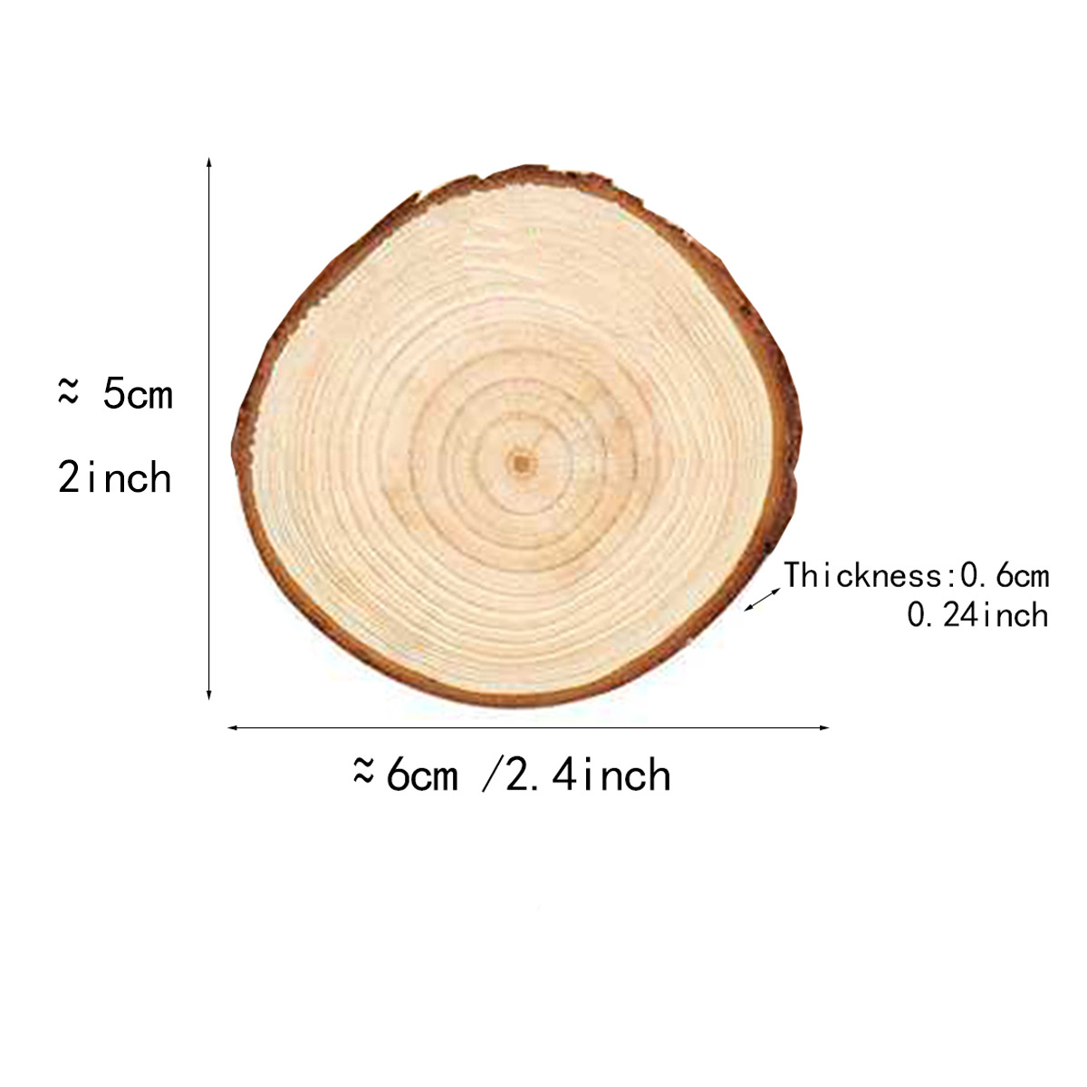 Title 4, Christmas Festival Natural Wood Piece Wooden Po...