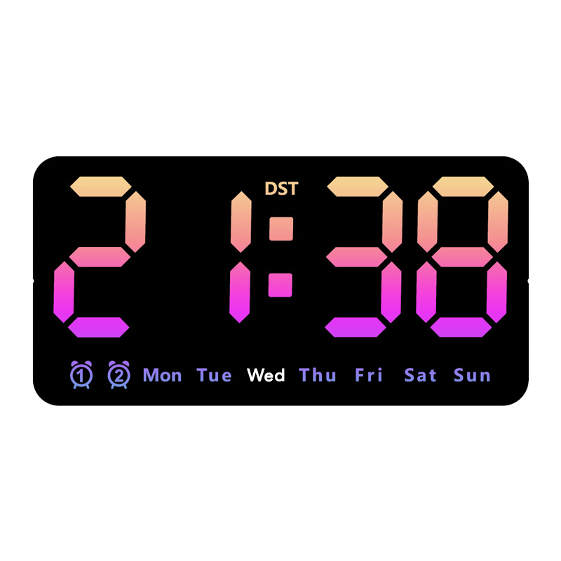 Simple Large Screen Hanging With Temperature Multi-purpose Alarm Clock - Picture 11 of 19