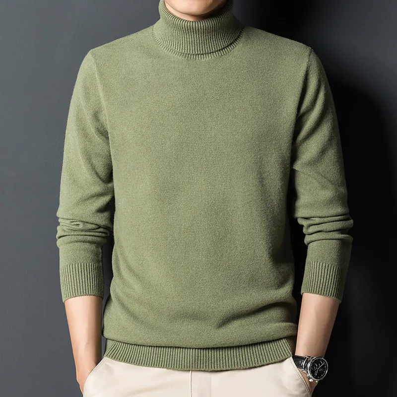 Cashmere Sweater Pullover Thick Sweater For Men