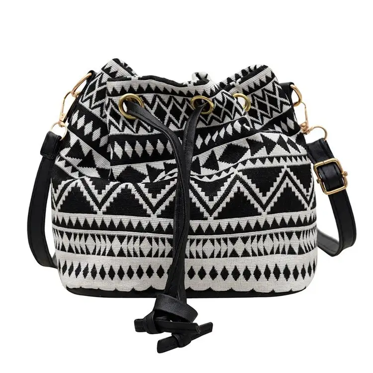 Versatile One-Shoulder Crossbody Bucket Bag