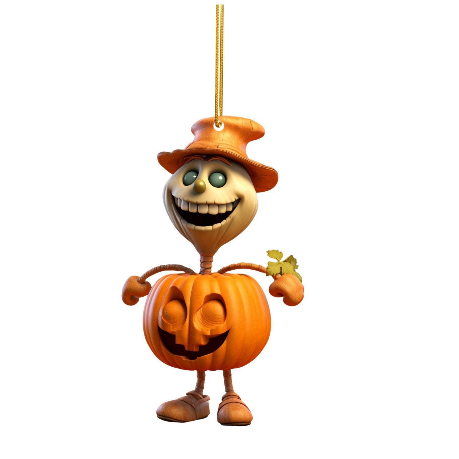 Halloween pumpkin automobile hanging ornament (1 style)