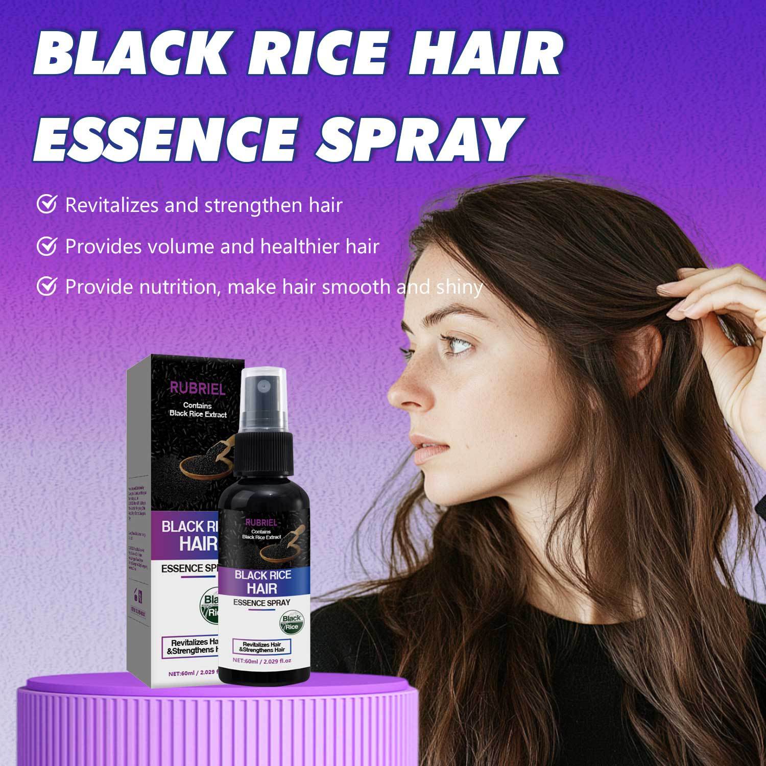 Title 2, Black Rice Hair Spray 60ml