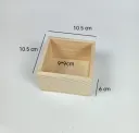 Log Small Uncovered Chalk Box