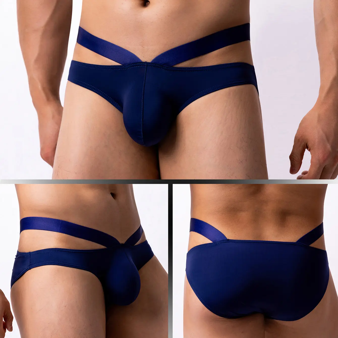 Summer Breathable Exquisite Ice Silk A Men's