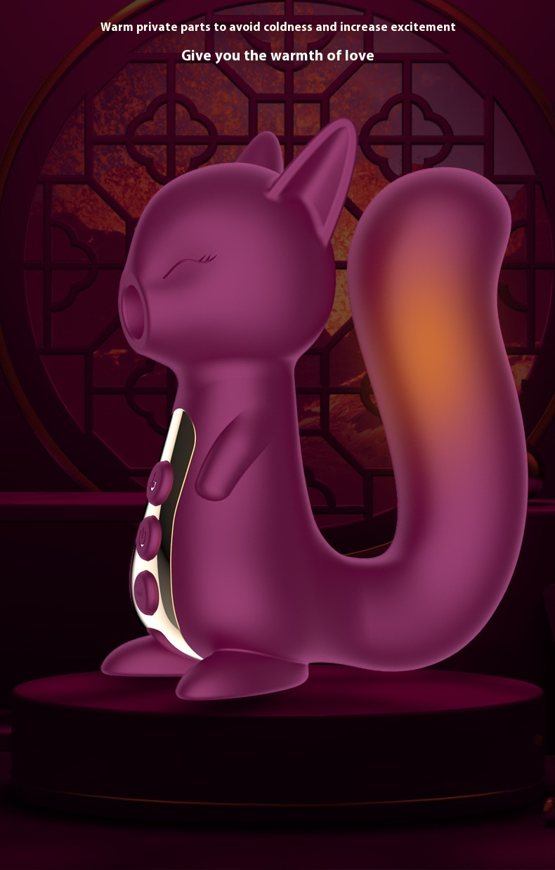 Cute Female Fox Cute Pet Sucking Massager 18