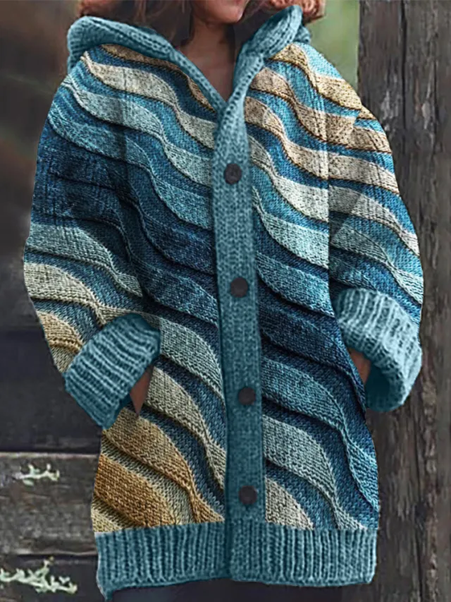 Sweater Autumn And Winter Loose Twist Cardigan 2 Style - Shop at LoveMi