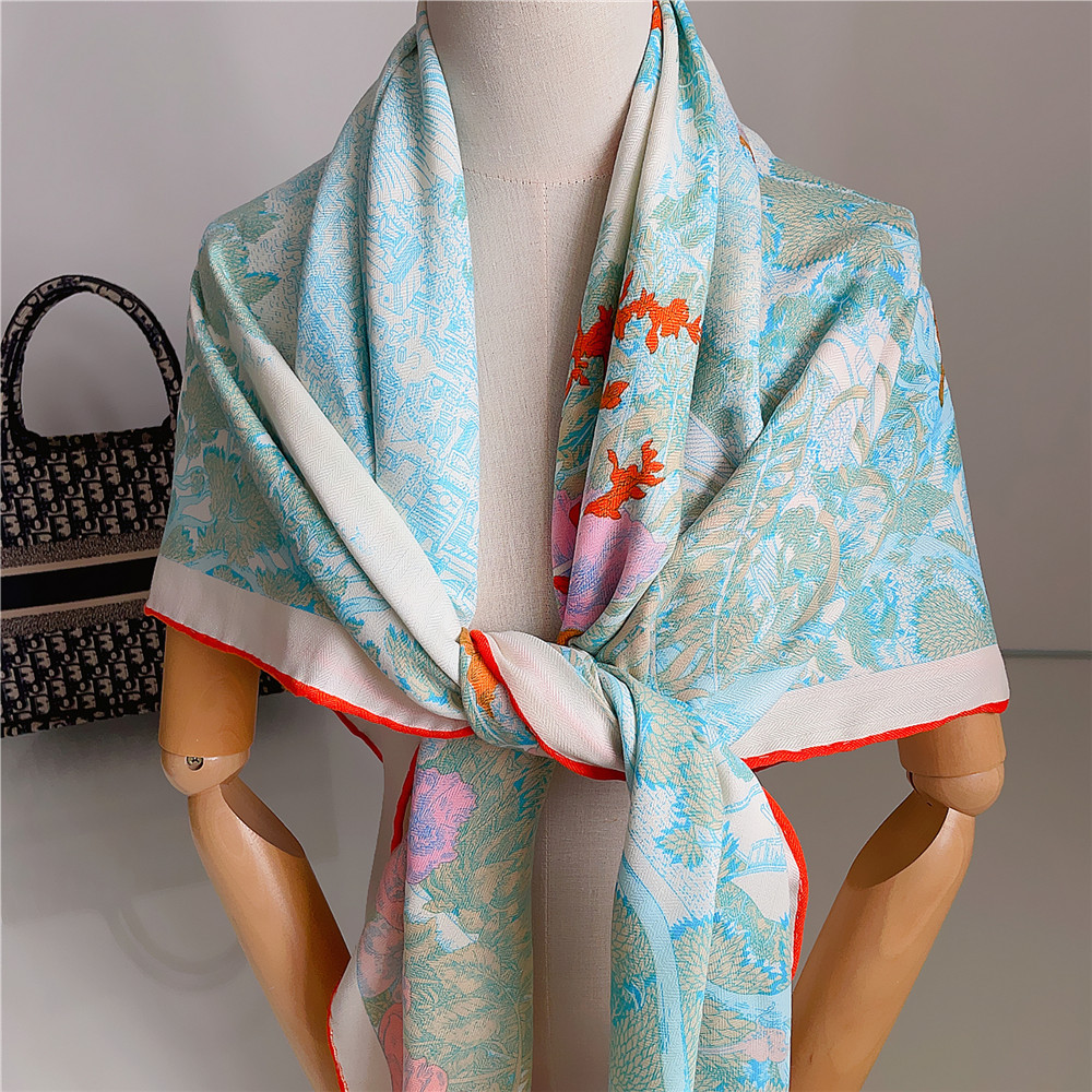 Silk-like Wool All-matching Warm Shawl Scarf