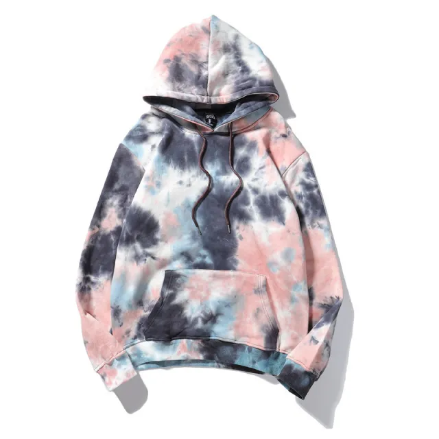 Dark Style Tie dye Gradient Color Style Hoodie Sweater Gradient 02 Xl - Shop at LoveMi