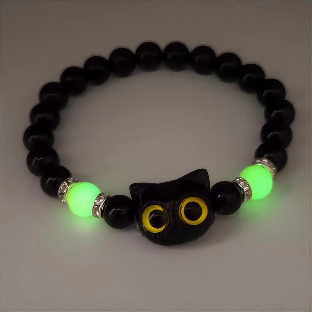 Night Luminous Original Cute Cheese Cute Kitty Bracelet