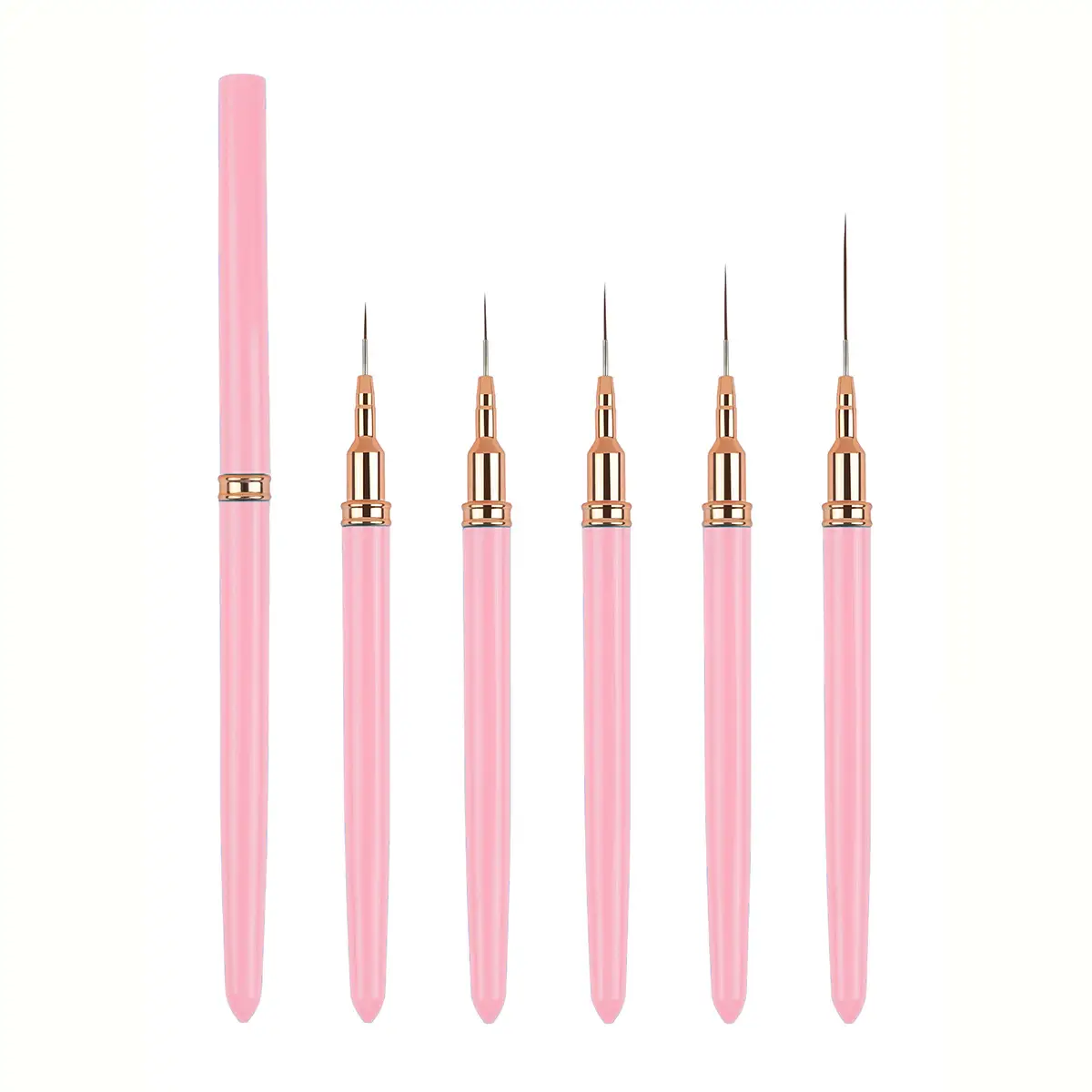 Syringe Manicure Line Drawing Pen Ultra-fine 5 PCs Suit