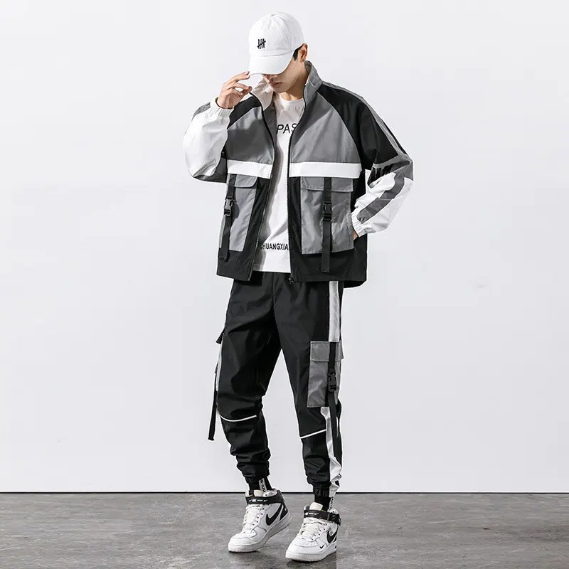 Spring and Autumn Sports Suit Street Trendy Boys Casual