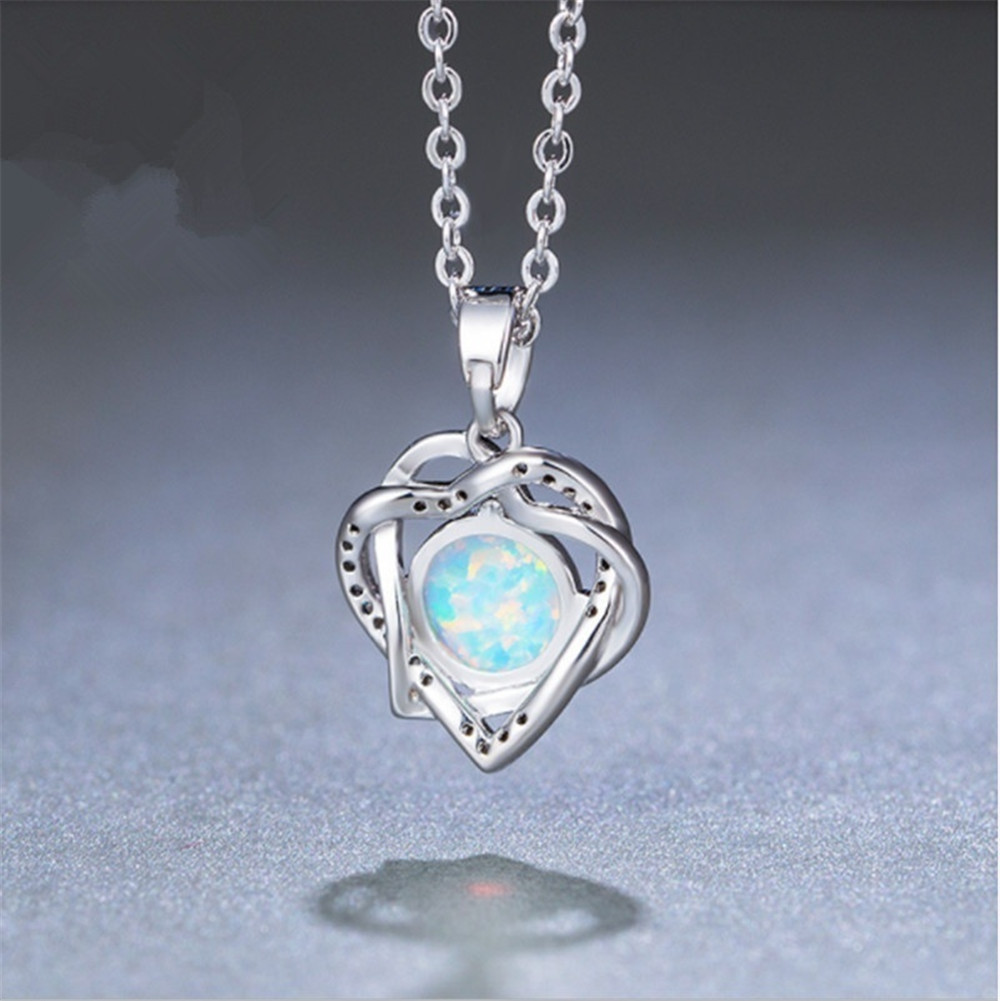 Heart-shaped Pendant Necklace For Women