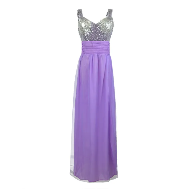 Bridesmaid Dress Long Dress For BFF Bridal Gown Purple - Shop at LoveMi