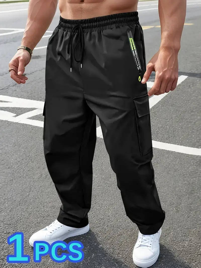 Breathable Cargo Pants Retro Workwear