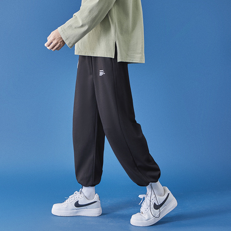 Men's Loose All-matching Hong Kong Style Casual Sweatpants