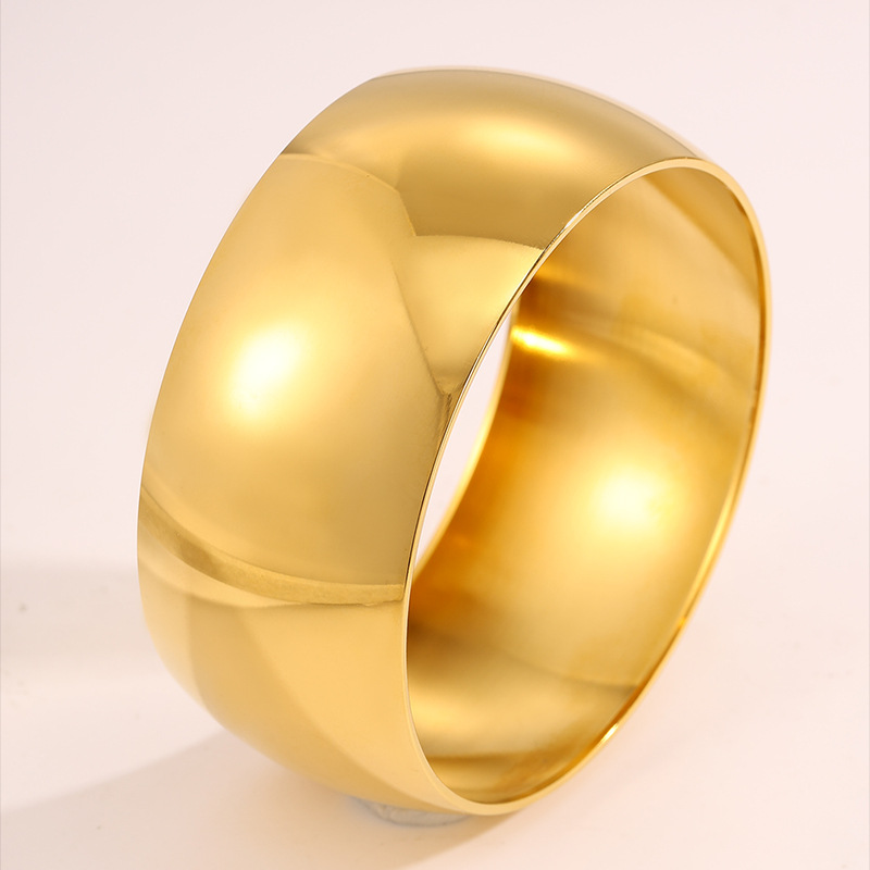 Moms Non-fading Titanium Steel Bracelet Round Bangle