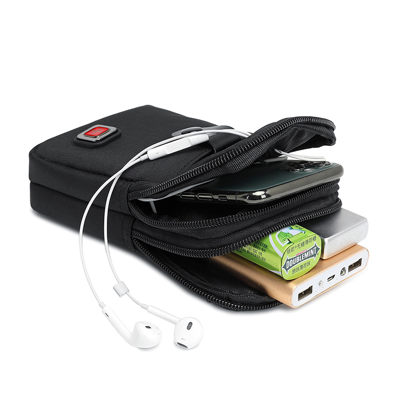 New Belt Waterproof Phone Bag Vertical Crossbody Small Bag For Men