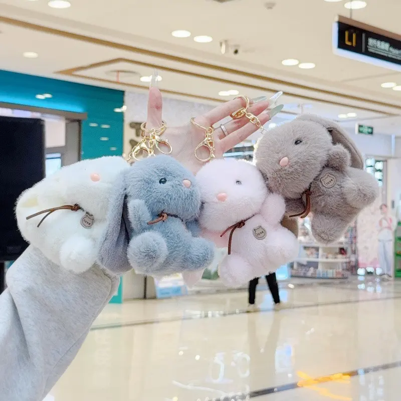 Little Rabbit Toy Plush Pendant Keychain