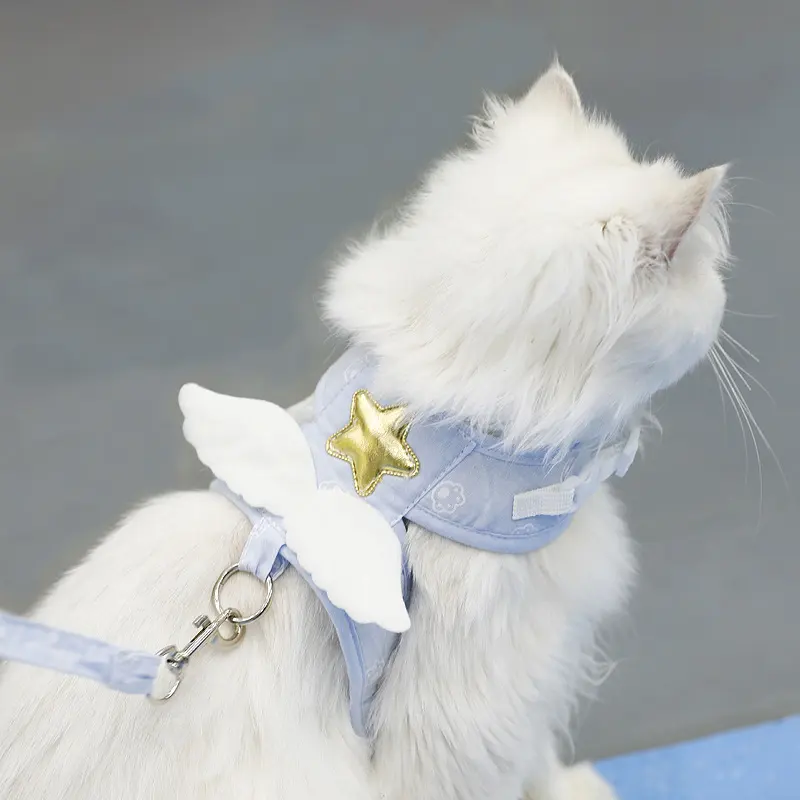Angel Wings Cat Harness and Leash