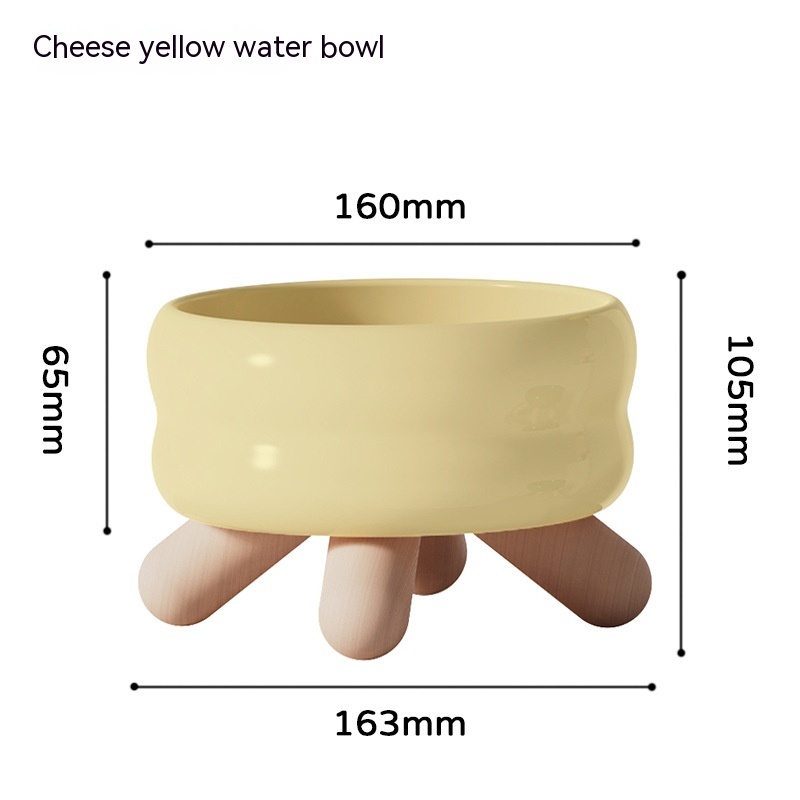 Cheese Yellow Water Bowl