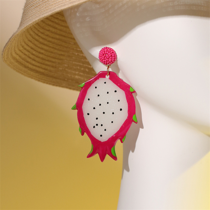 Womens Stylish And Creative Fruit Earrings