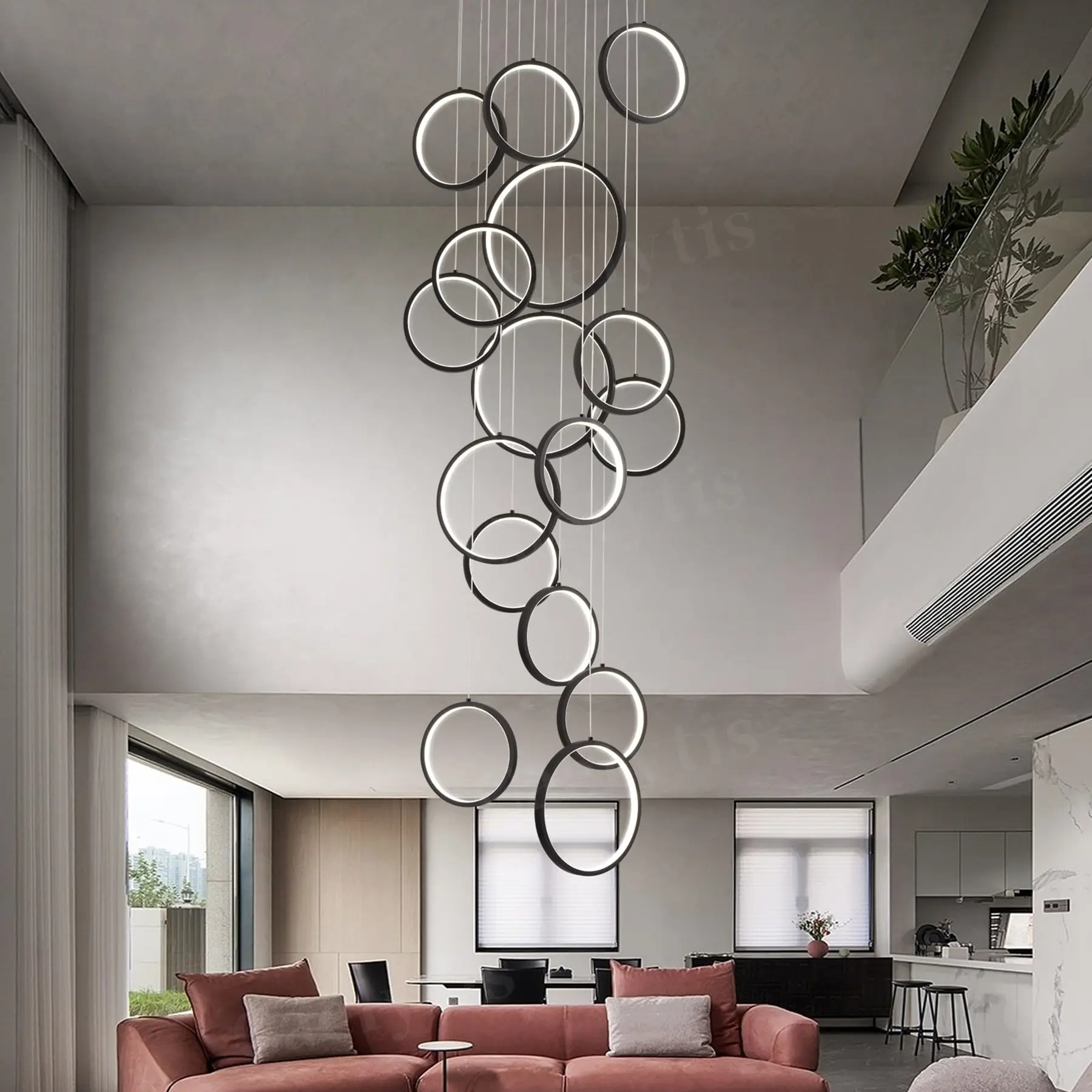 Loft Chandelier Modern Lighting Dining Room Fixtures