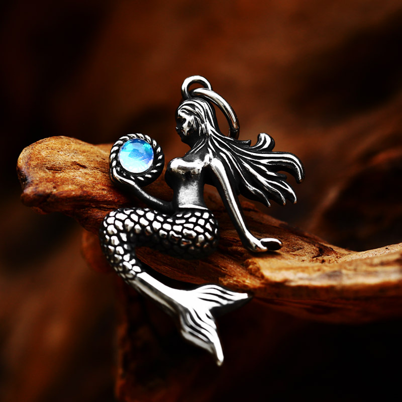 New Stainless Steel Mermaid Pendant