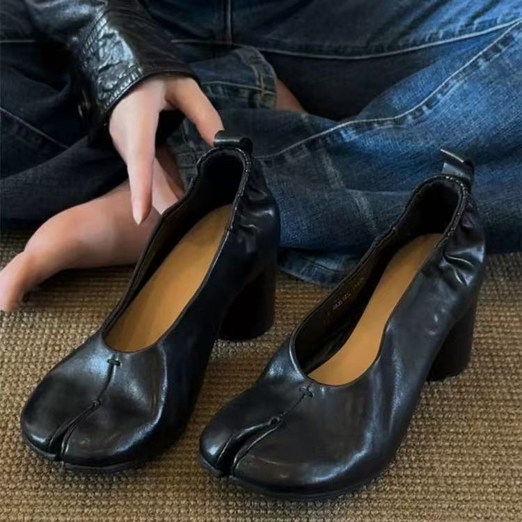 Versatile Fashionable Retro Niche Open-toe Shoes For Women
