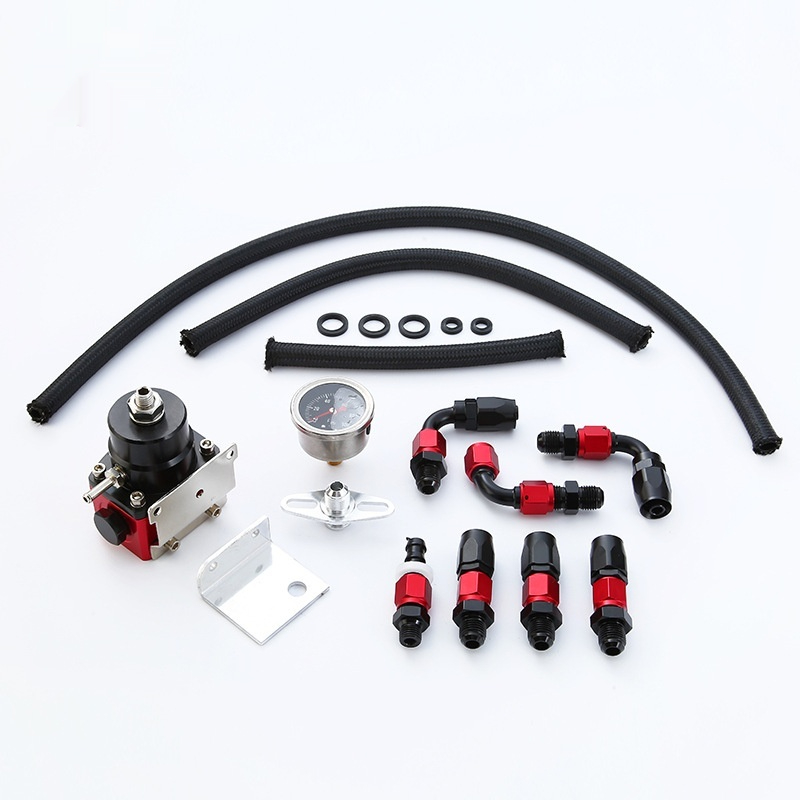 Car Modified General Fuel Pressure Regulator Turbo Fuel Booster Kit - Image 6