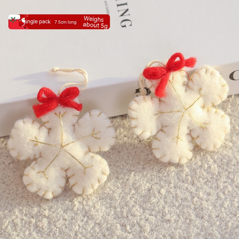 Wool Snowflake White