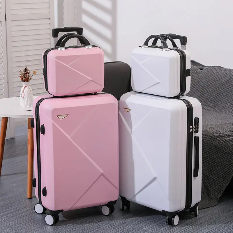 Swivel-wheel Combination Lock Trolley Case