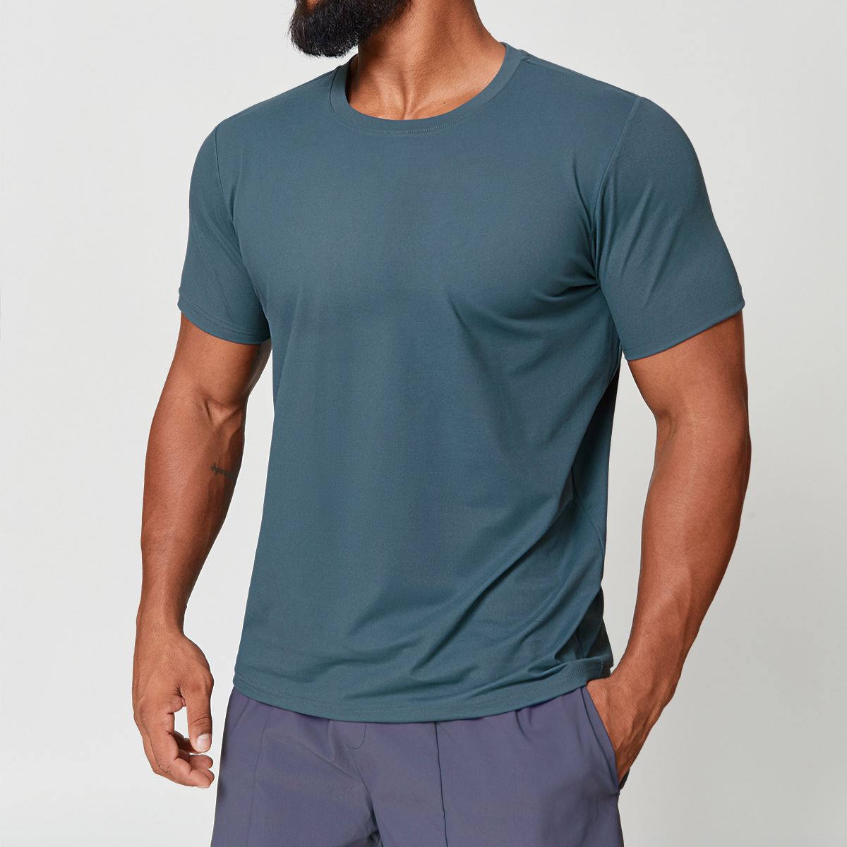 Mens New Round-Neck T-Shirt