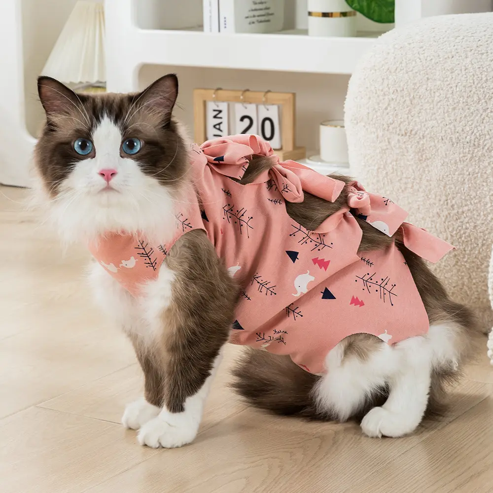 Pet Cat Sterilization Clothing Anti-licking Anti-off Breathable