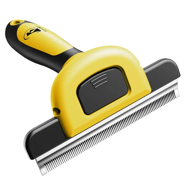 Pet Hair Removal Knot Untying Comb Hair Removable Yellow - Shop at LoveMi
