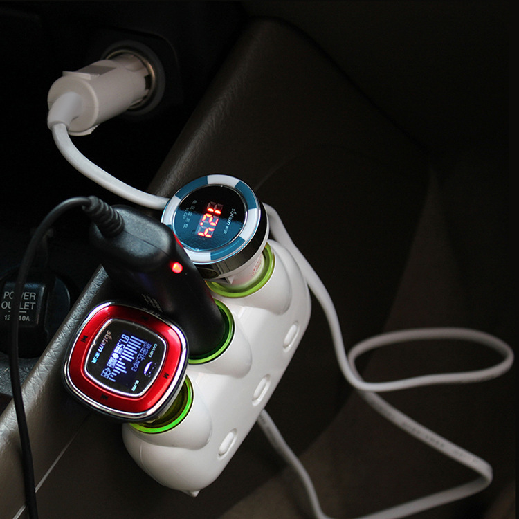 Title 7, One-to-three Cigarette Lighter Car Charger